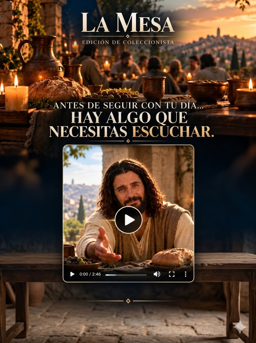 La Mesa, edición de coleccionista. Antes de seguir con tu día, hay algo que necesitas escuchar.